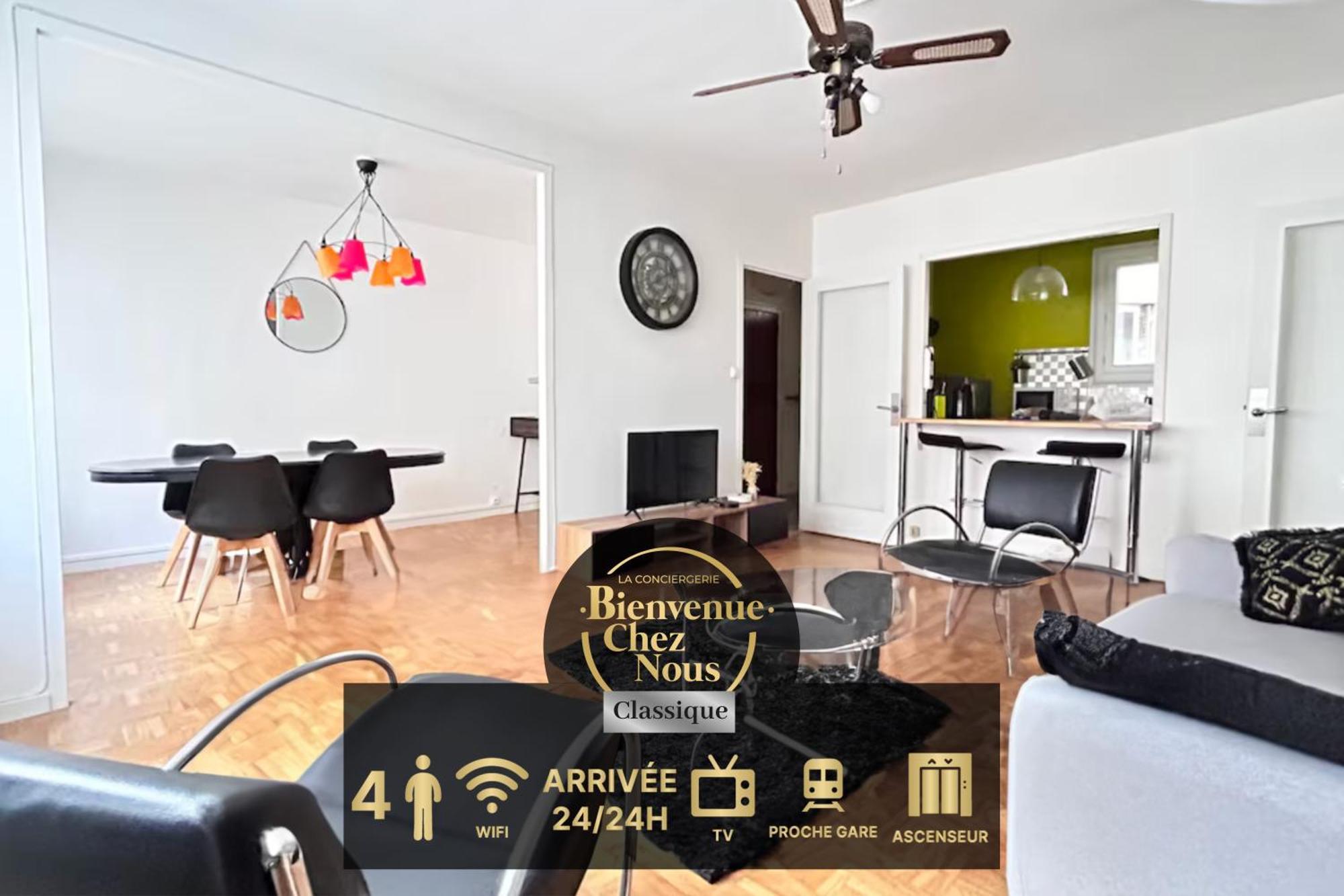 Appartement Gare Superbe T3 Secteur Gare - Elisabeth